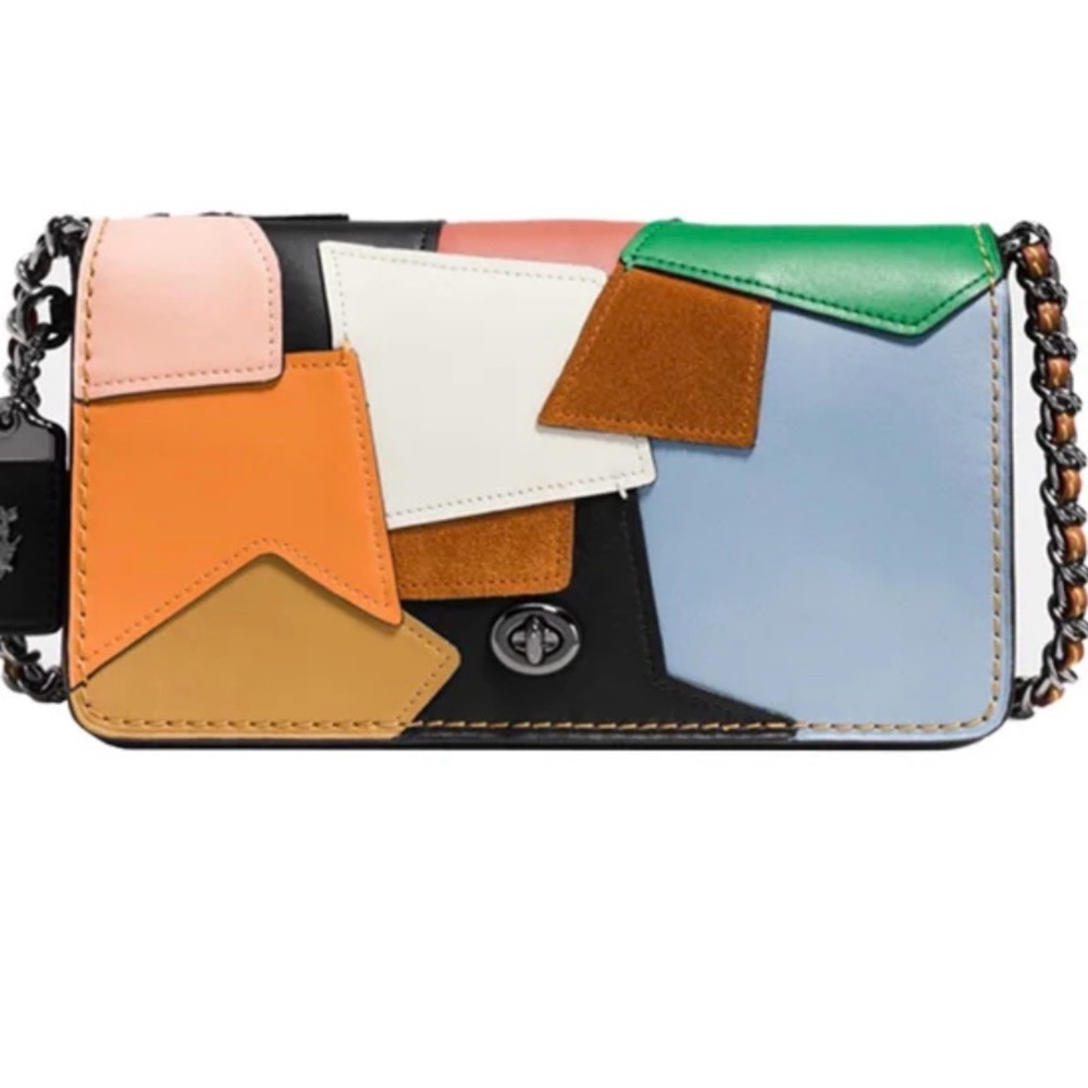 COACH LIMITED EDITION 75th Anniversary 1941 Patchwork Dinky Clutch Crossbody Bag